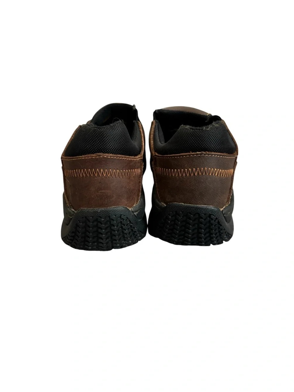 Skechers steel toe  Brown Slip-On Shoes size 9.5